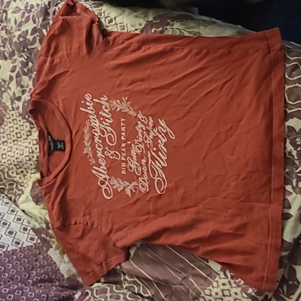 Abercrombie & Fitch graphic tea size extra large